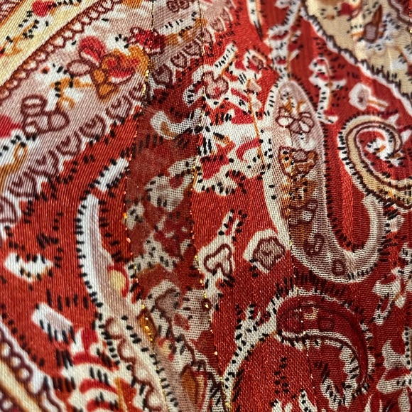 Lulus Paisley Long Sleeves Mini Cocktail Dress - Picture 12 of 13